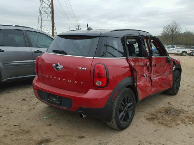 WMWZB3C54FWM33091 - 2015 MINI COOPER COU RED photo 4