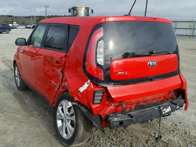 KNDJP3A58G7866140 - 2016 KIA SOUL + RED photo 3