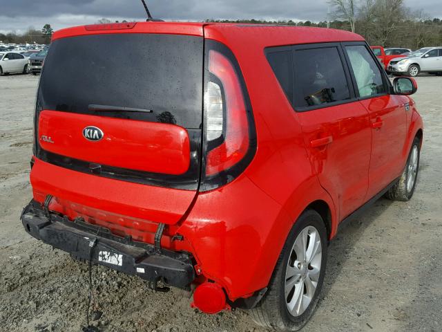 KNDJP3A58G7866140 - 2016 KIA SOUL + RED photo 4