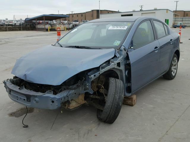 JM1BL1SF3A1106381 - 2010 MAZDA 3 I BLUE photo 2