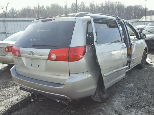 5TDKK4CC1AS319938 - 2010 TOYOTA SIENNA CE SILVER photo 4