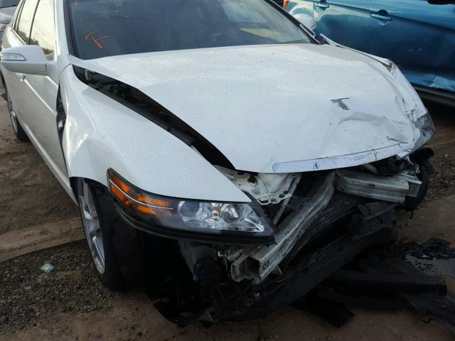 19UUA66208A001151 - 2008 ACURA TL WHITE photo 9