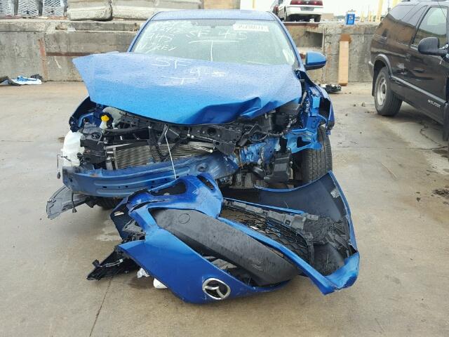 JM1BL1V89C1641943 - 2012 MAZDA MAZDA3I BLUE photo 9