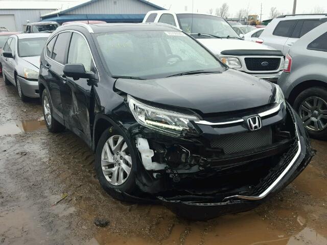 2HKRM4H7XFH613887 - 2015 HONDA CR-V EXL BLACK photo 1