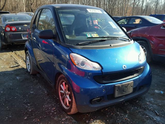 WMEEJ31X69K265508 - 2009 SMART FORTWO PUR BLUE photo 1