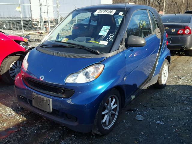 WMEEJ31X69K265508 - 2009 SMART FORTWO PUR BLUE photo 2