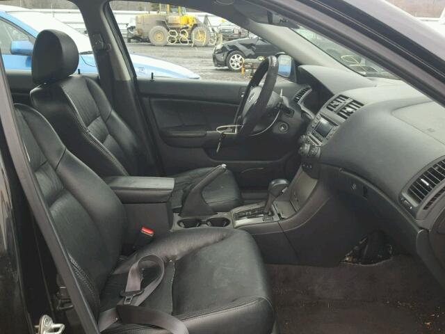 1HGCM66597A001418 - 2007 HONDA ACCORD EX BLACK photo 5