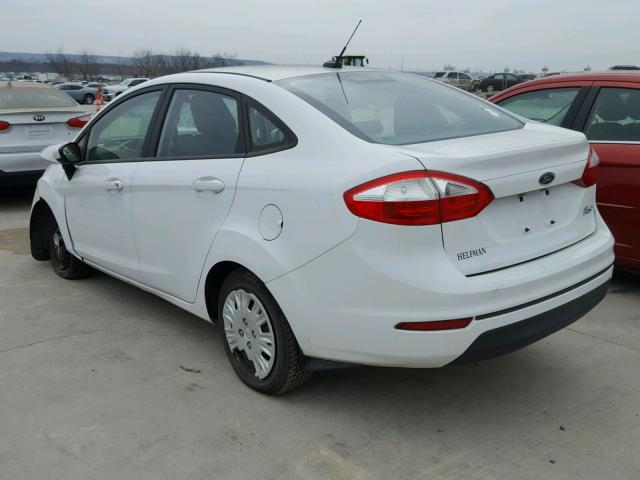 3FADP4AJXEM134262 - 2014 FORD FIESTA S WHITE photo 3