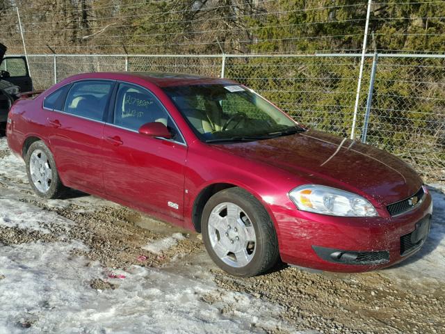 2G1WD58C989200931 - 2008 CHEVROLET IMPALA SUP RED photo 1