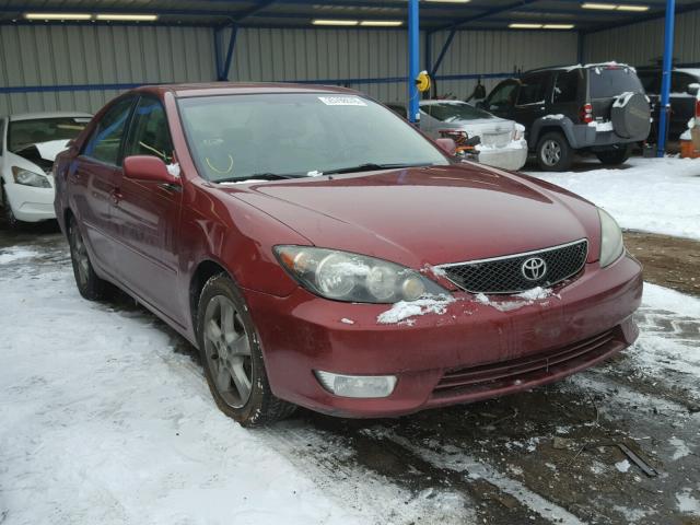 4T1BA30K75U509605 - 2005 TOYOTA CAMRY SE RED photo 1