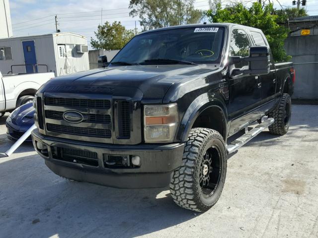 1FTSW21R38EC15919 - 2008 FORD F250 SUPER BLACK photo 2