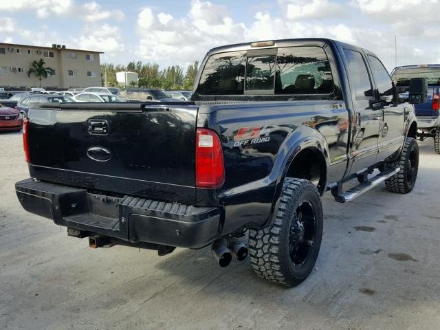 1FTSW21R38EC15919 - 2008 FORD F250 SUPER BLACK photo 4