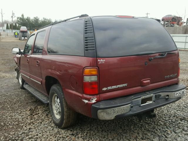 1GNFK16T03J241252 - 2003 CHEVROLET SUBURBAN K RED photo 3