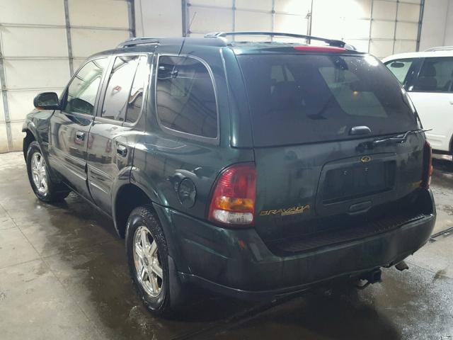 1GHDT13S722313866 - 2002 OLDSMOBILE BRAVADA GREEN photo 3