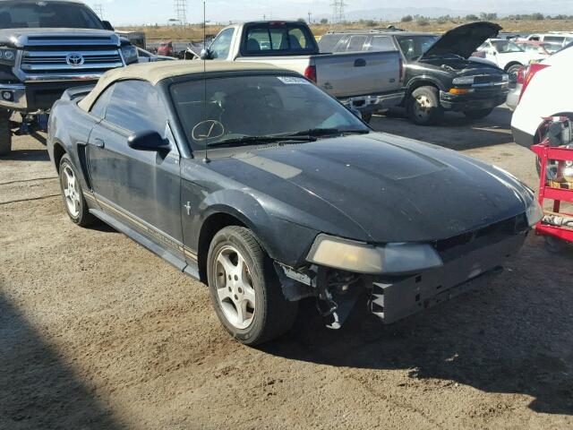 1FAFP4443YF235064 - 2000 FORD MUSTANG BLACK photo 1