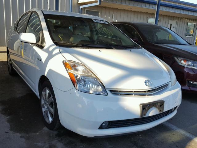 JTDKB20U377571856 - 2007 TOYOTA PRIUS WHITE photo 1