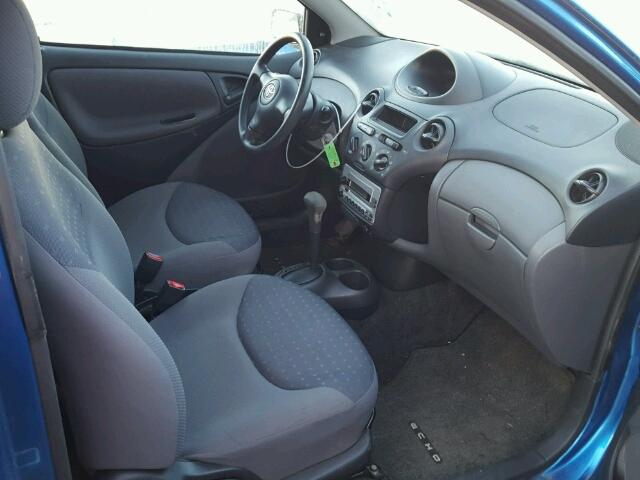 JTDJT123050073059 - 2005 TOYOTA ECHO BLUE photo 5