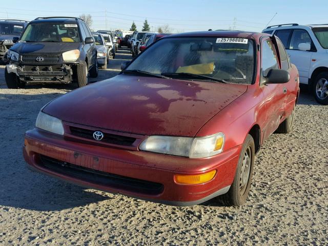 1NXBA02E3VZ576241 - 1997 TOYOTA COROLLA BA RED photo 2