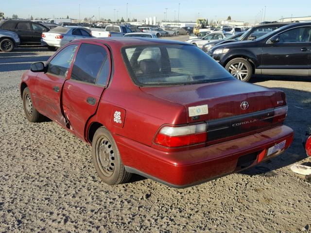 1NXBA02E3VZ576241 - 1997 TOYOTA COROLLA BA RED photo 3