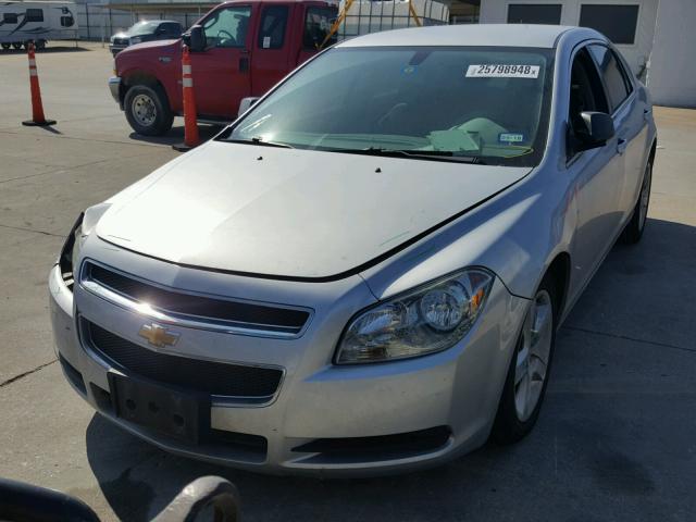 1G1ZB5E12BF271652 - 2011 CHEVROLET MALIBU LS SILVER photo 2