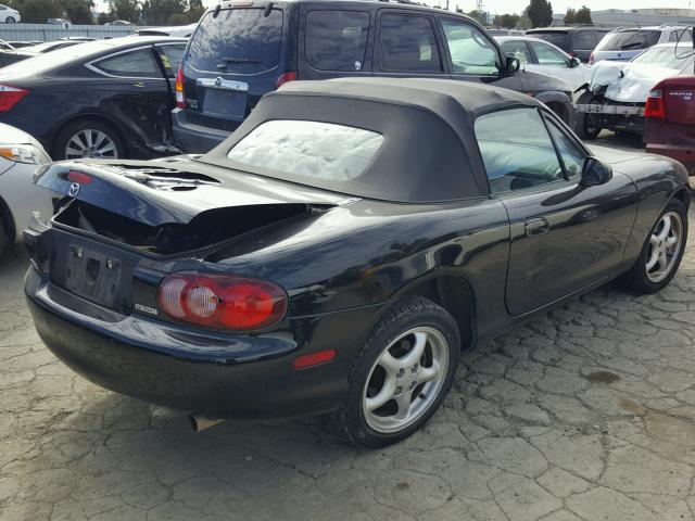 JM1NB353410204421 - 2001 MAZDA MX-5 MIATA BLACK photo 4