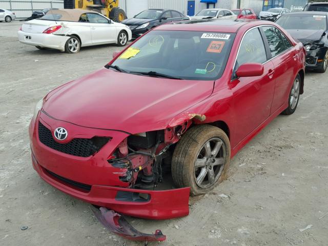 4T1BE46K49U265788 - 2009 TOYOTA CAMRY BASE RED photo 2