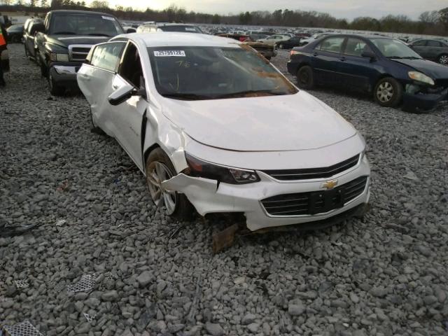 1G1ZD5ST0JF109582 - 2018 CHEVROLET MALIBU LT WHITE photo 1