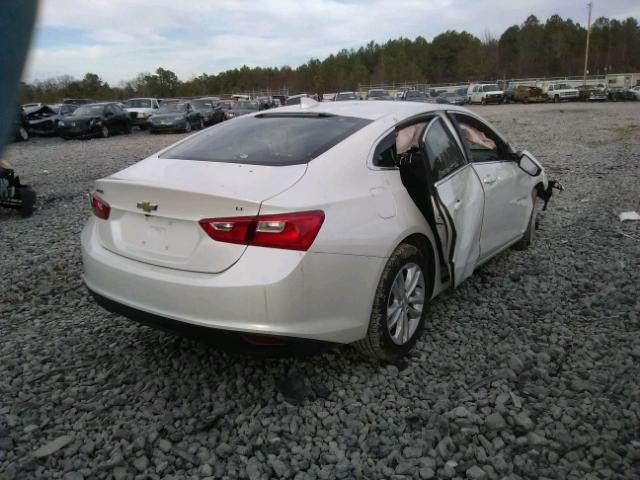 1G1ZD5ST0JF109582 - 2018 CHEVROLET MALIBU LT WHITE photo 4