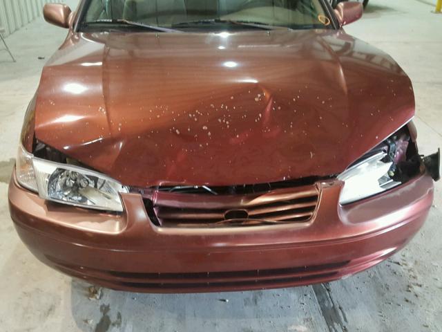 4T1BG22K8XU542735 - 1999 TOYOTA CAMRY CE MAROON photo 7