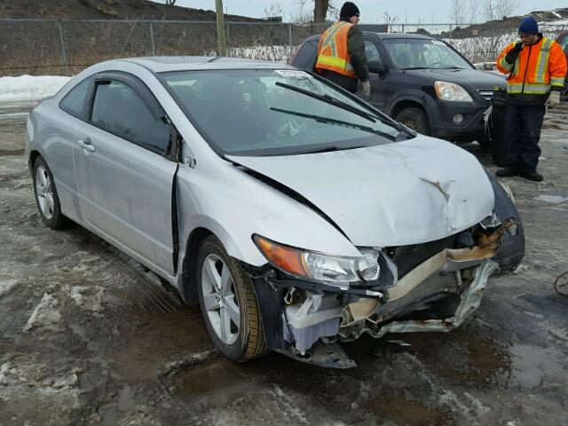 2HGFG12886H012062 - 2006 HONDA CIVIC EX SILVER photo 1