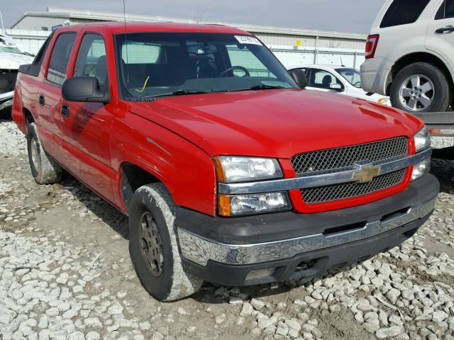 3GNEC13T33G332126 - 2003 CHEVROLET AVALANCHE RED photo 1