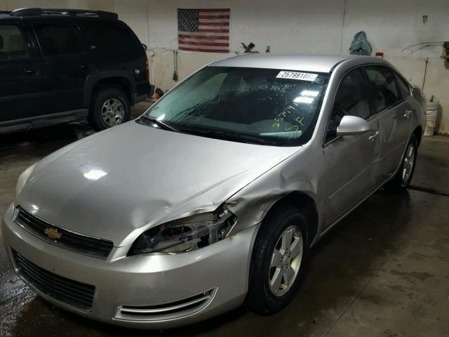 2G1WT55K769109300 - 2006 CHEVROLET IMPALA LT SILVER photo 2