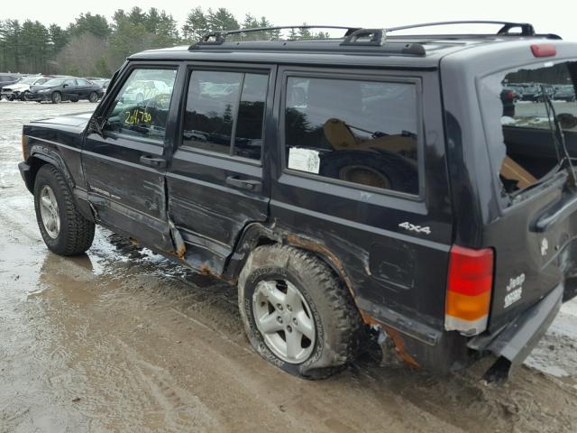 1J4FF48S0YL119824 - 2000 JEEP CHEROKEE S BLACK photo 9