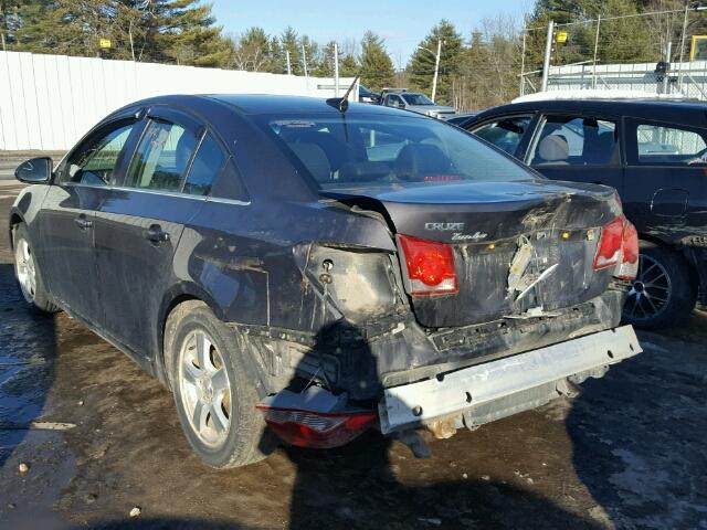 1G1PG5S98B7189485 - 2011 CHEVROLET CRUZE LT GRAY photo 3