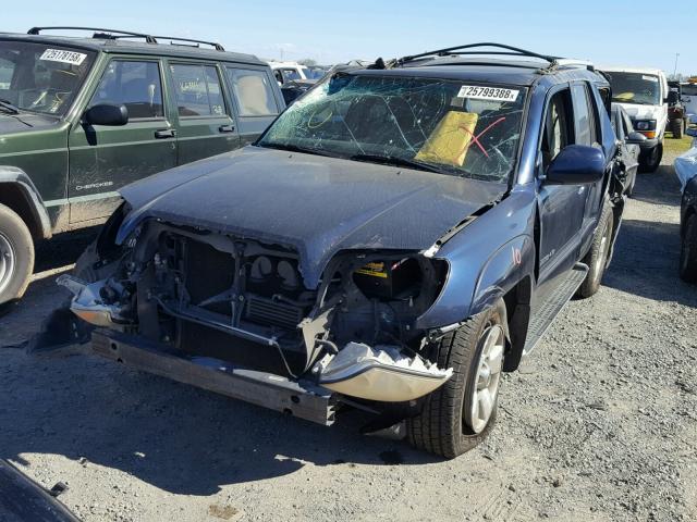 JTEBT17R148013983 - 2004 TOYOTA 4RUNNER LI BLUE photo 2