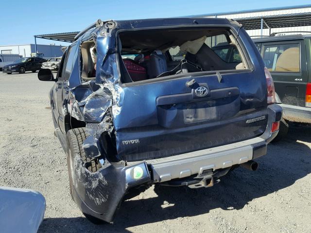 JTEBT17R148013983 - 2004 TOYOTA 4RUNNER LI BLUE photo 3