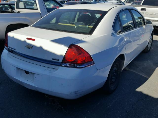 2G1WB58KX81280249 - 2008 CHEVROLET IMPALA LS WHITE photo 4