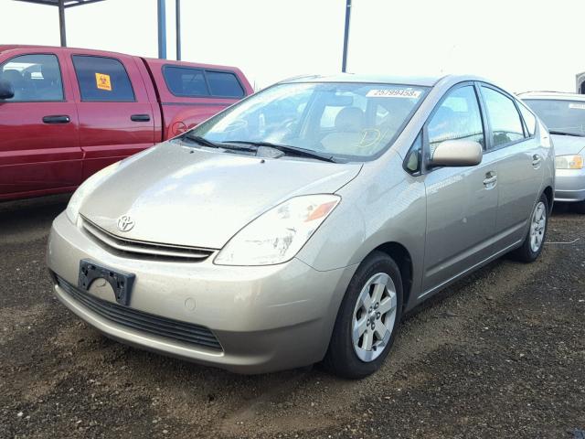 JTDKB22UX40011592 - 2004 TOYOTA PRIUS TAN photo 2