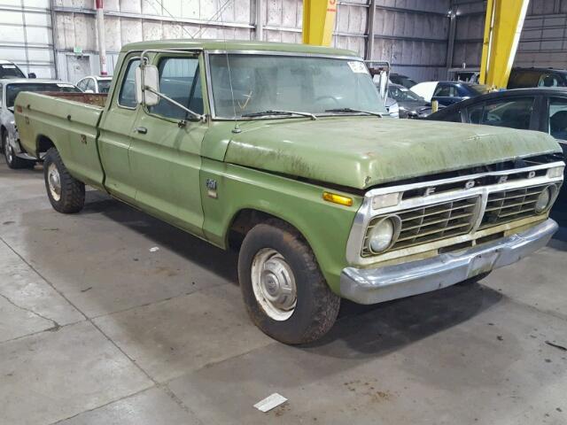 F25MKX60618 - 1975 FORD F250 GREEN photo 1