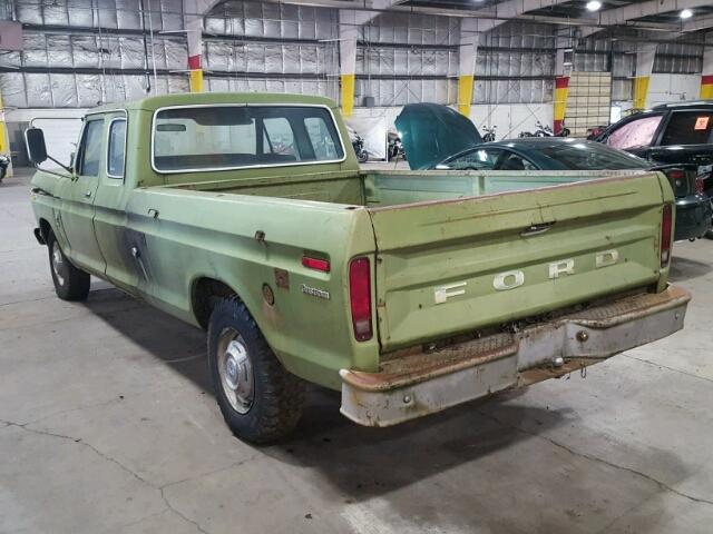 F25MKX60618 - 1975 FORD F250 GREEN photo 3