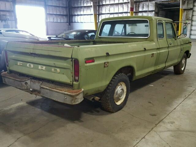 F25MKX60618 - 1975 FORD F250 GREEN photo 4