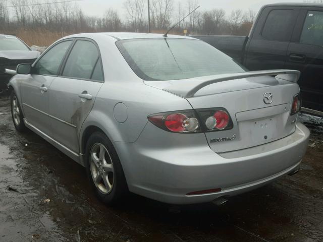 1YVHP80D065M31699 - 2006 MAZDA 6 S SILVER photo 3