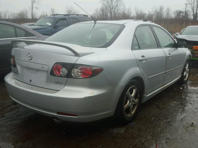 1YVHP80D065M31699 - 2006 MAZDA 6 S SILVER photo 4