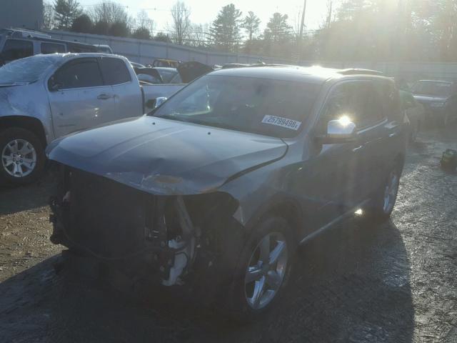 1D4RE5GG1BC652039 - 2011 DODGE DURANGO CI GRAY photo 2