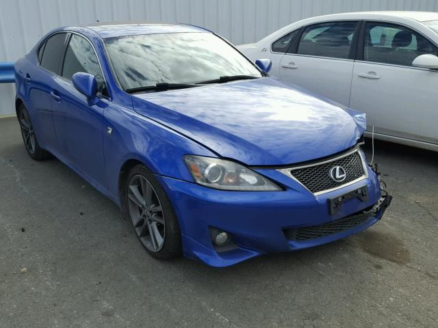 JTHBF5C22C5172974 - 2012 LEXUS IS 250 BLUE photo 1