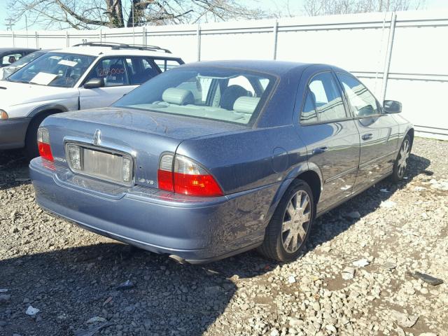 1LNHM87A65Y618576 - 2005 LINCOLN LS BLUE photo 4