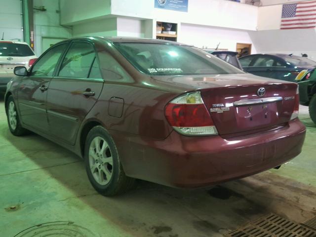 4T1BE30K65U093695 - 2005 TOYOTA CAMRY LE MAROON photo 3