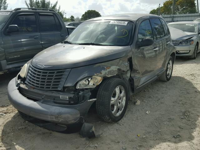 3C4FY4BB21T548613 - 2000 CHRYSLER PT CRUISER GRAY photo 2