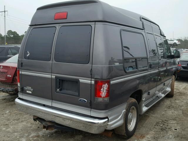 1FDNE24L66HA20430 - 2006 FORD ECONOLINE GRAY photo 4