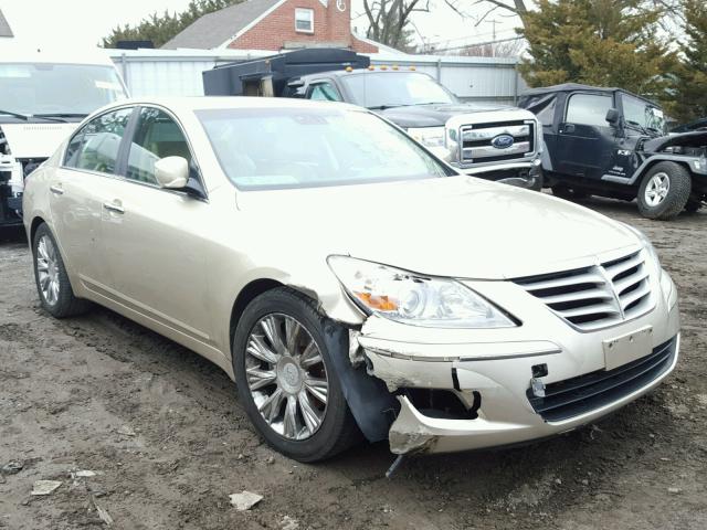 KMHGC4DE4AU074885 - 2010 HYUNDAI GENESIS 3. GOLD photo 1